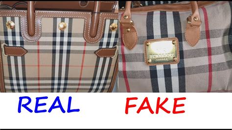 difference between genuine and fake burberry|how to authenticate burberry bag.